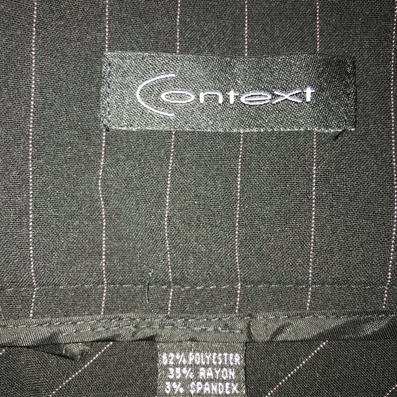 NWT Context Classy, Pin-Striped, Black Skirt-S - Picture 4 of 5